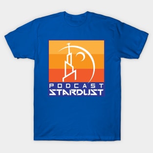 Podcast Stardust Sunset Gradient Logo T-Shirt